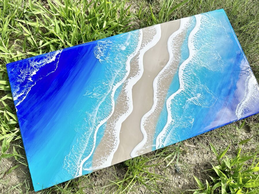 沖縄・石垣島】レジンアート手作り物販◇オーシャンアートボード （300