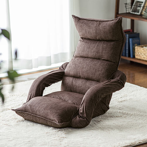 2/27 16時まで特価】【在庫限り】肘掛けつき ハイバック座椅子