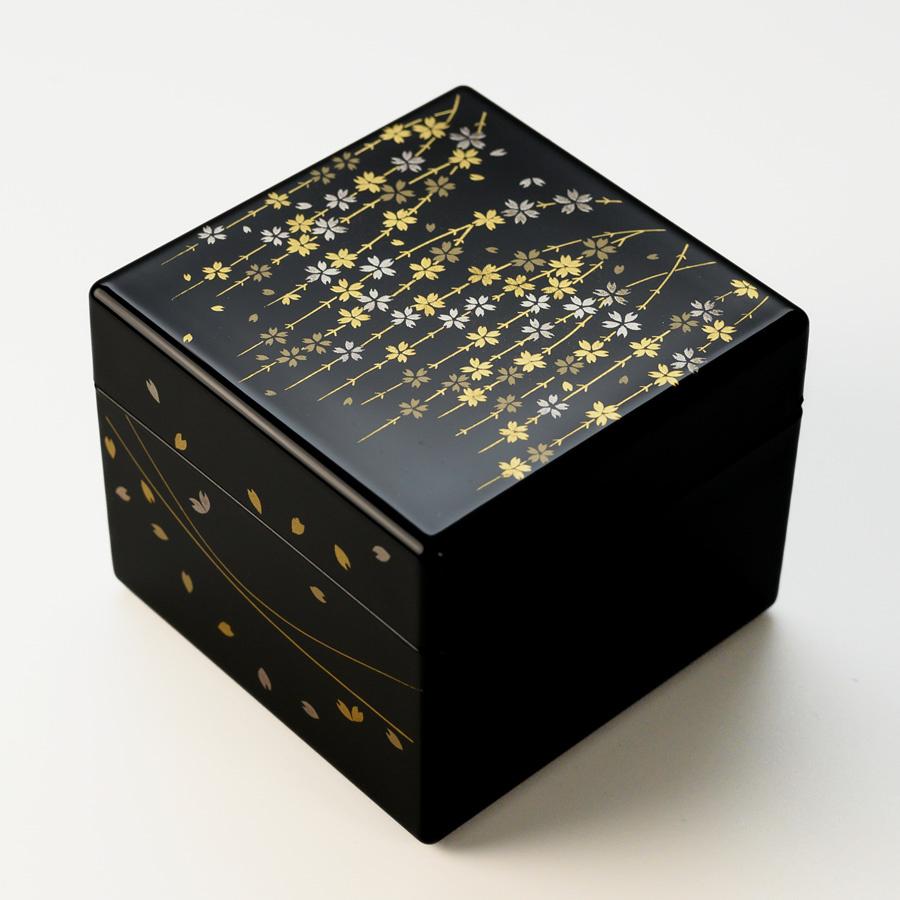 ピアスボックス しだれ桜 花ちらし ジュエリーボックス・アクセサリー