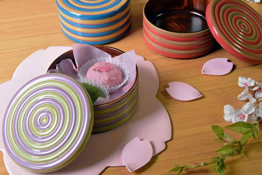 KOMA 一段重 弁当箱/ランチボックス 木製 漆塗りお重箱 漆器の井助