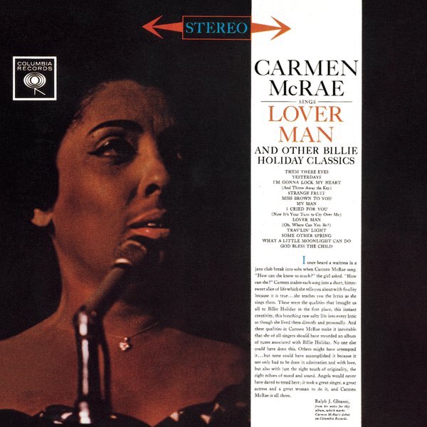 Carmen McRae Sings Lover Man And Other Billie Holiday Classics