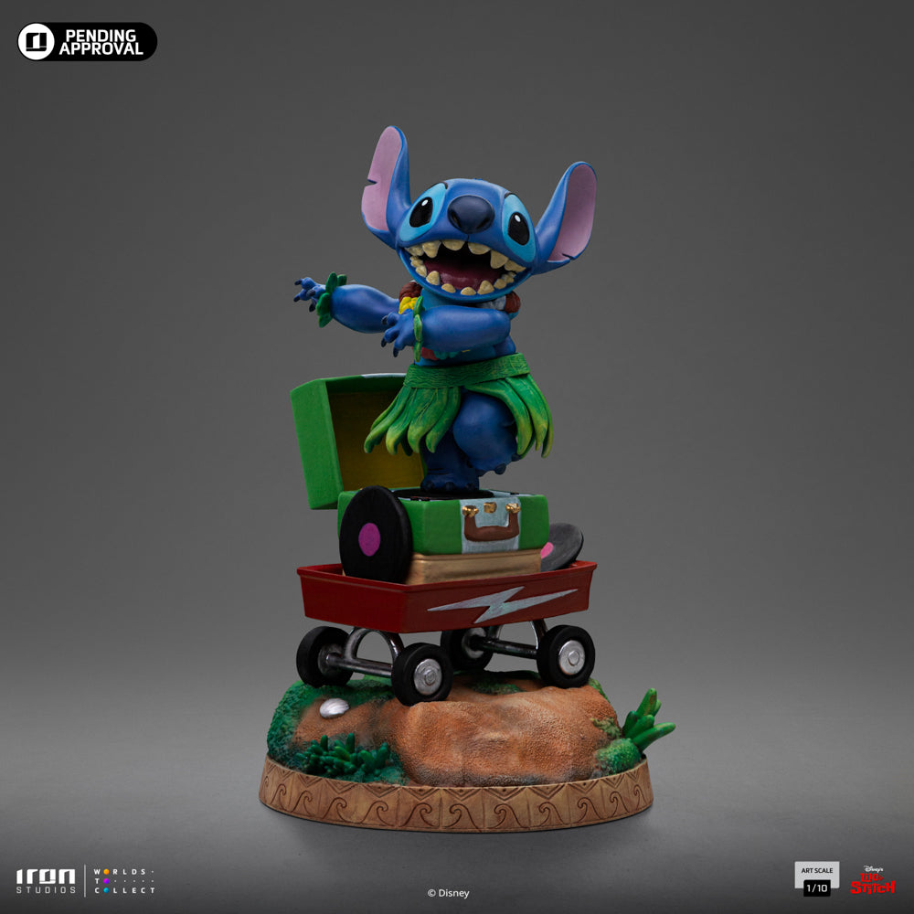 Statue Stitch (Hula Version) Lilo and Stitch Art Scale 1/10 Iron