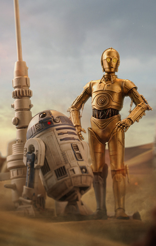 Statue C-3PO and R2-D2 - Star Wars - Art Scale 1/10 - Iron Studios