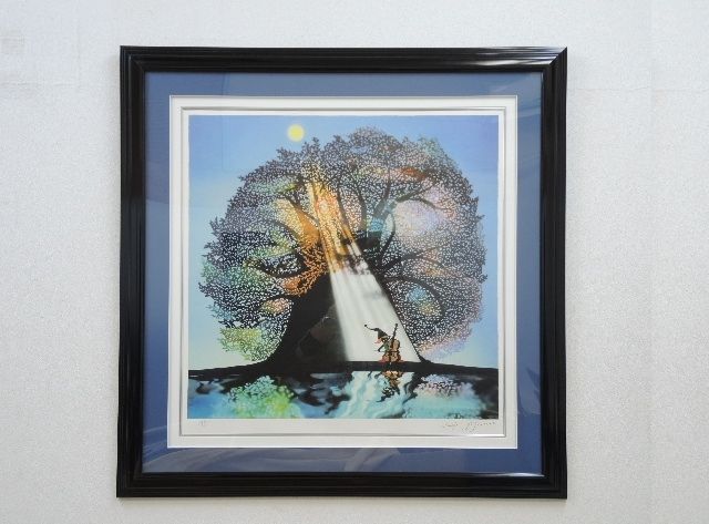 藤城清治「月光の響」 月光の響 | ｜正光画廊