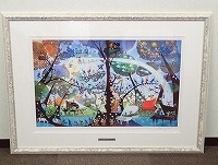 藤城清治 レフグラフ「こびとの楽園」】絵画の買取実績一覧 - いわの美術