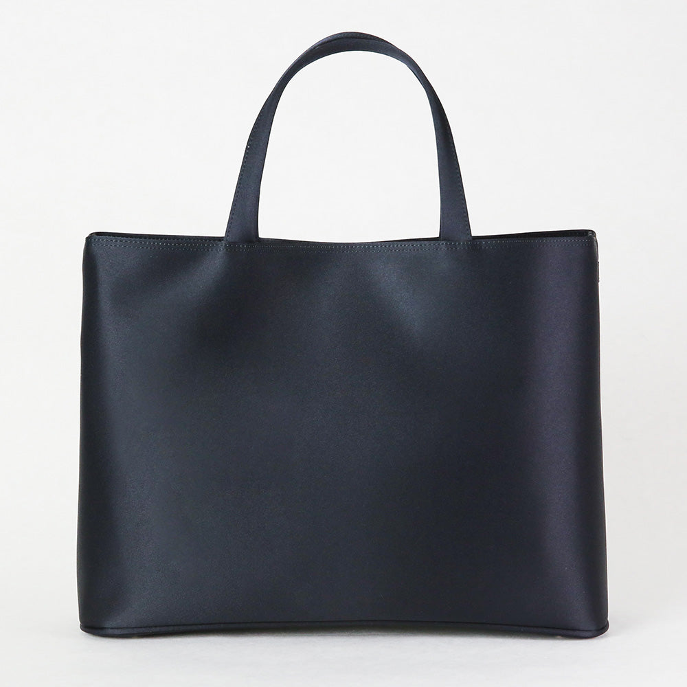 A4サイズ対応】お受験濃紺二層式トートバッグ