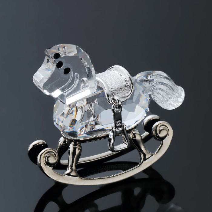 SWAROVSKI スワロフスキー ロッキングホース 馬 フィギュア インテリア