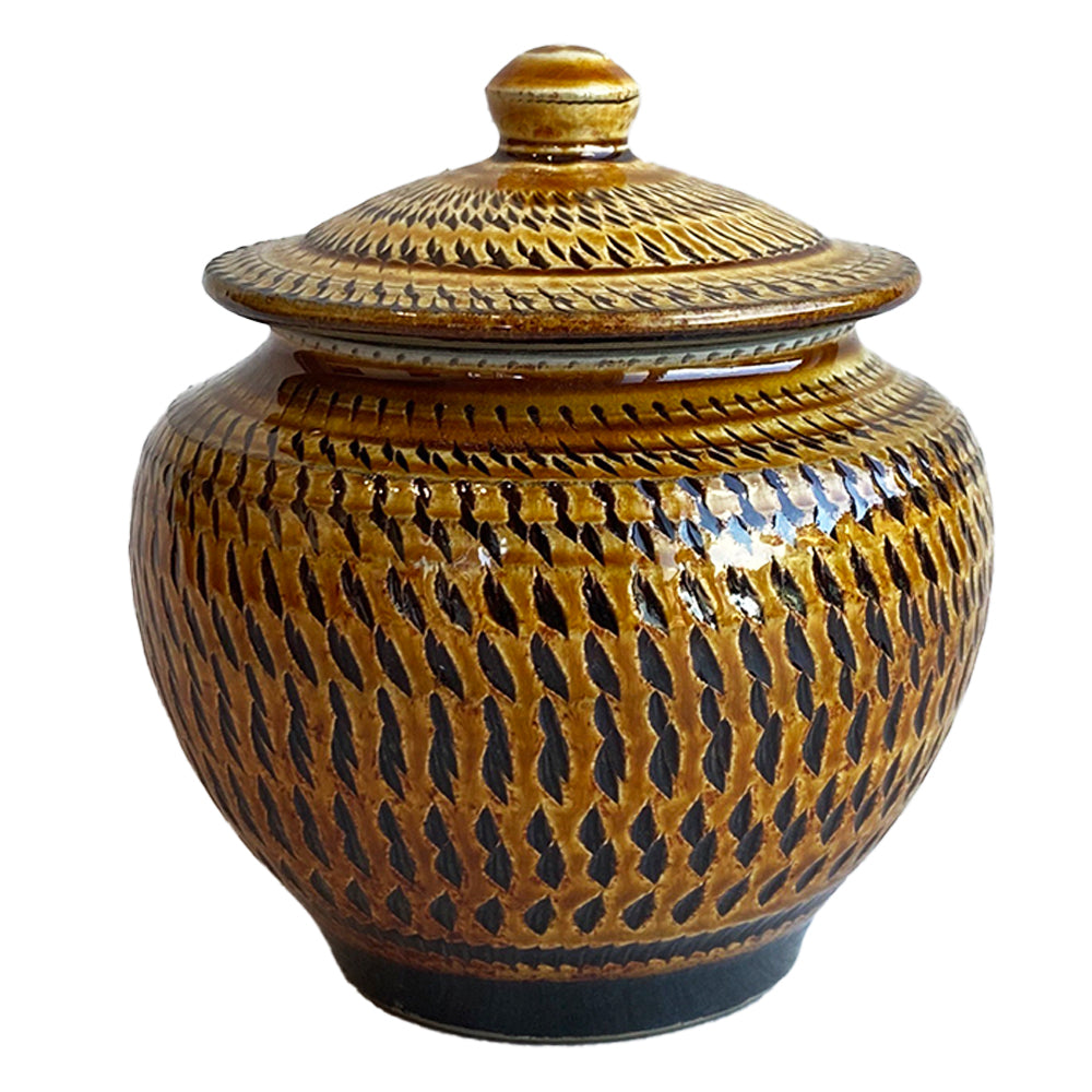 小鹿田焼 1.5合壺【国指定 重要無形文化財】RTD-ont – 伊藤家（ITOKE