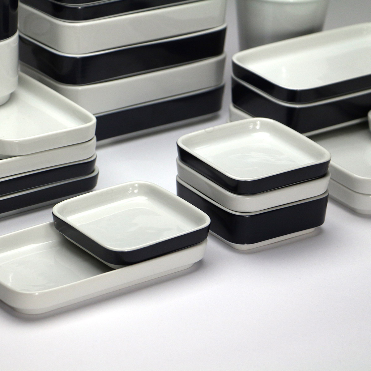 Upgrade レトロBCテーブルウェア ボウルフラット ブルー | itomani