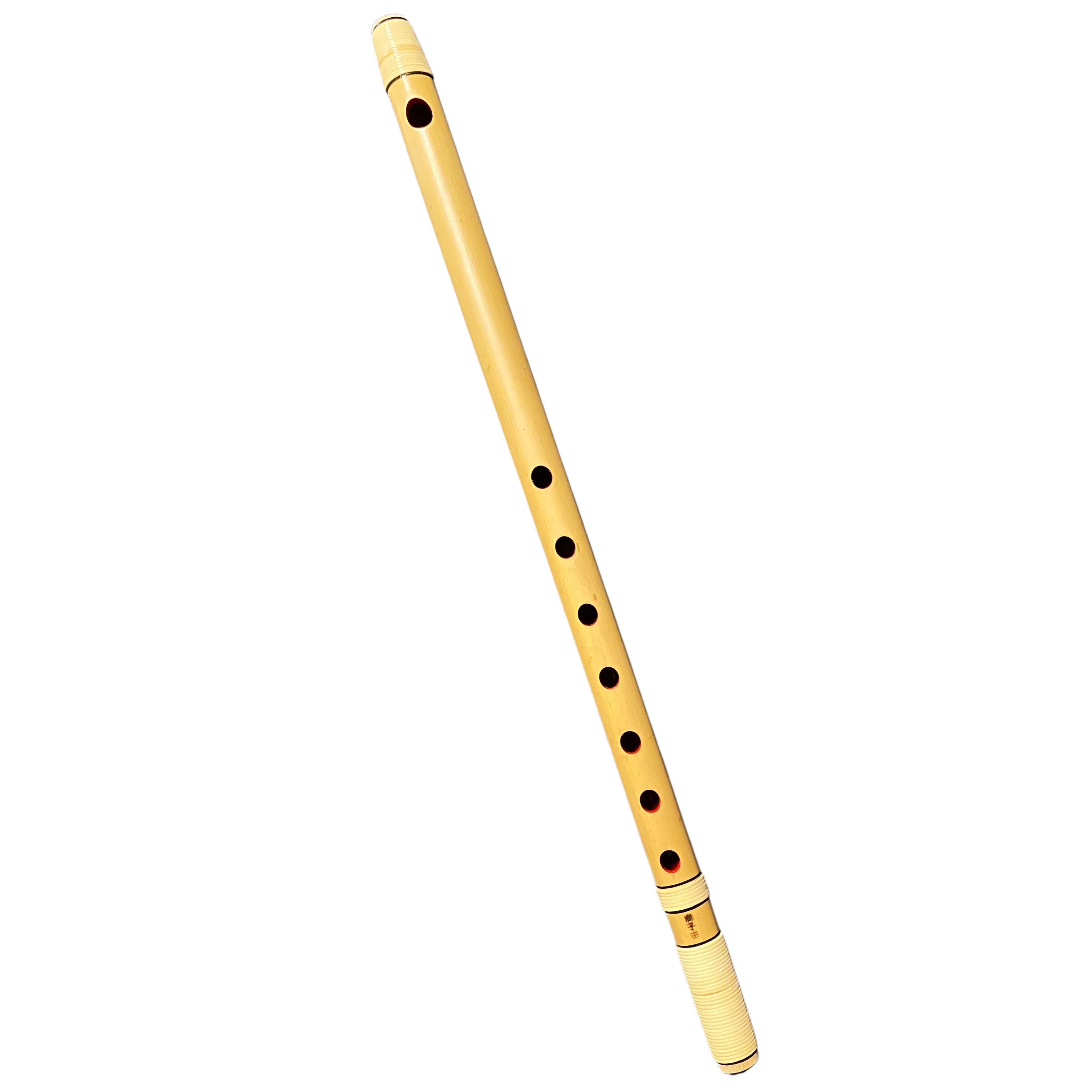 いとろ和楽器店 | 紫山 獅子田 お囃子用篠笛[天地籐巻] 5本調子