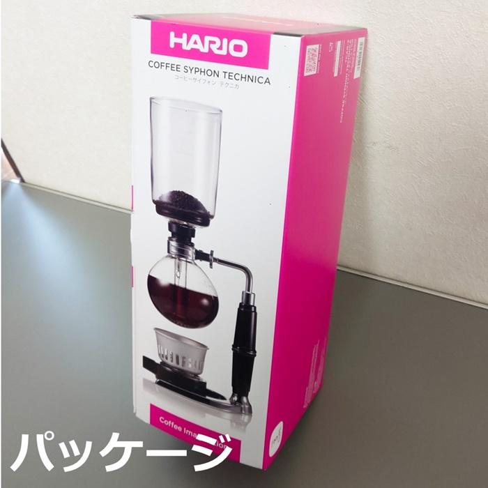 HARIO（ハリオ） コーヒーサイフォン テクニカ 3杯用 360ml クリア