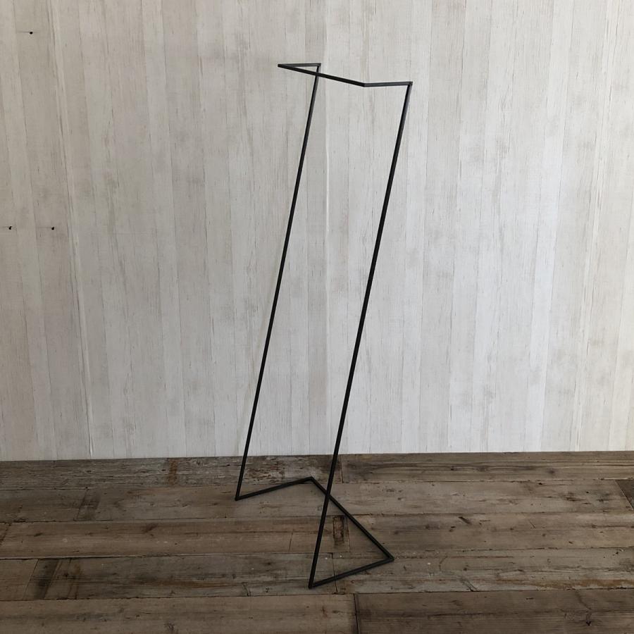 無垢 アイアン スチール ハンガーラック Z type (完成品 おしゃれ