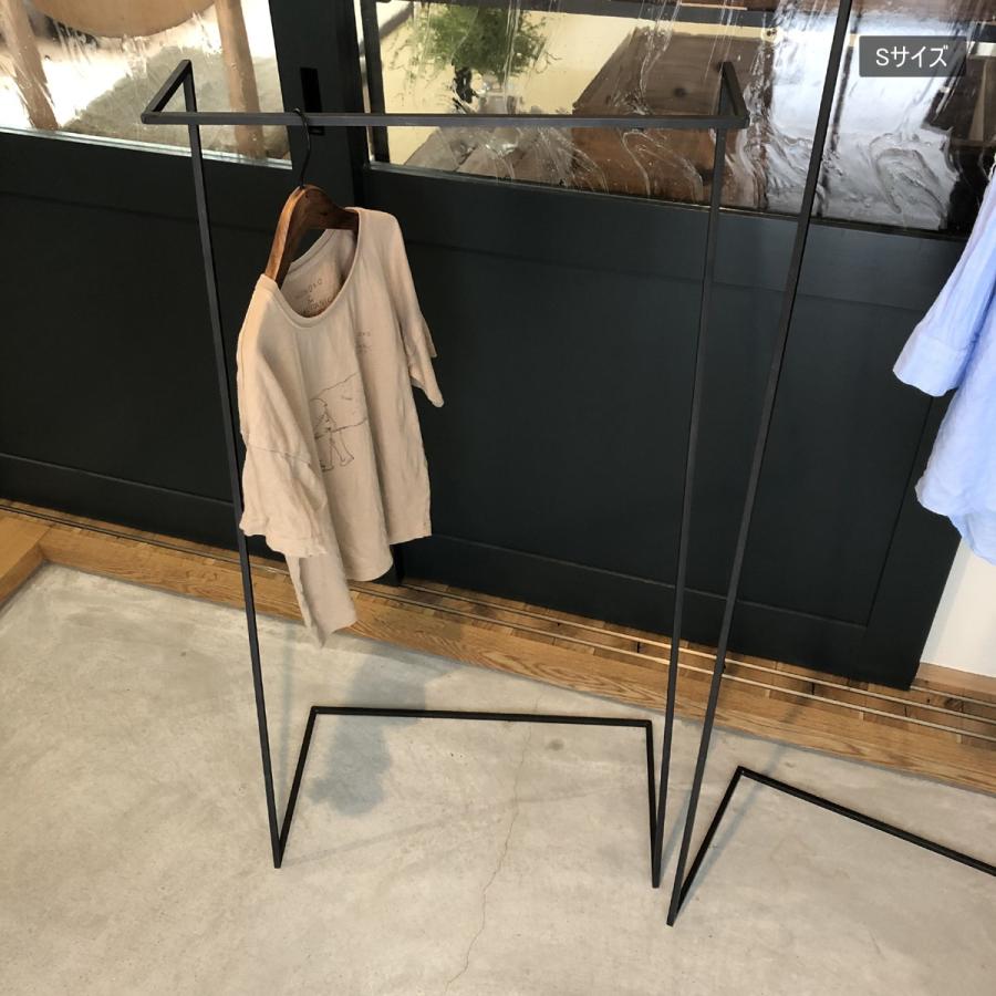 無垢 アイアン スチール ハンガーラック Z type (完成品 おしゃれ