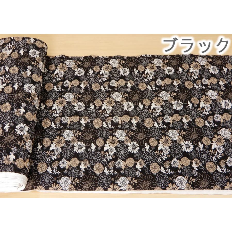 リップル生地 花柄 ボタニカル 浴衣 布 甚平 夏物 おしゃれ レトロ