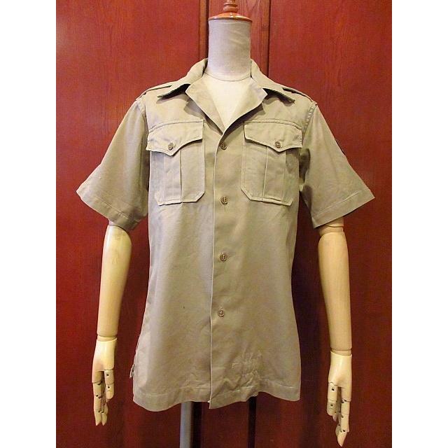 ビンテージ50's☆U.S.ARMY 半袖チノシャツ Size S☆190728s1ミリタリー