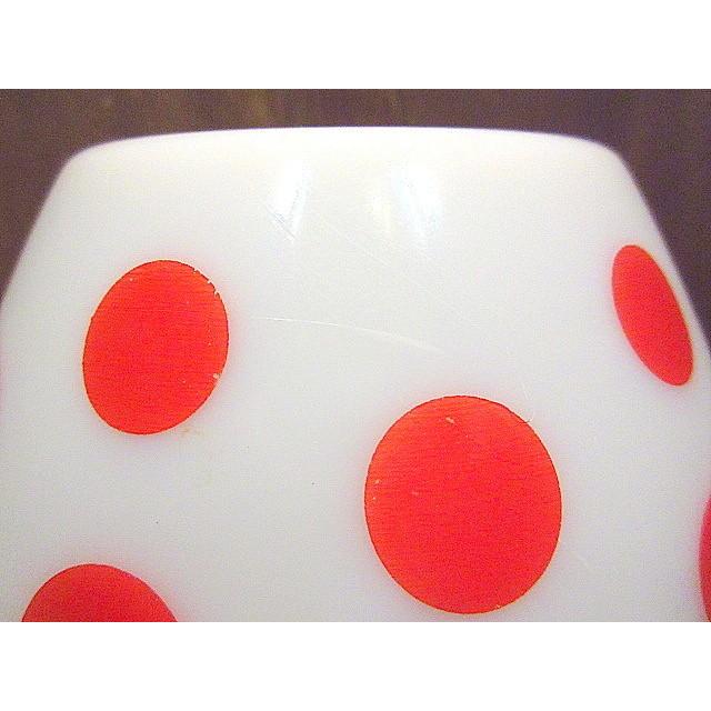 Fire KingミキシングボウルレッドドットLL☆200117n8-frk