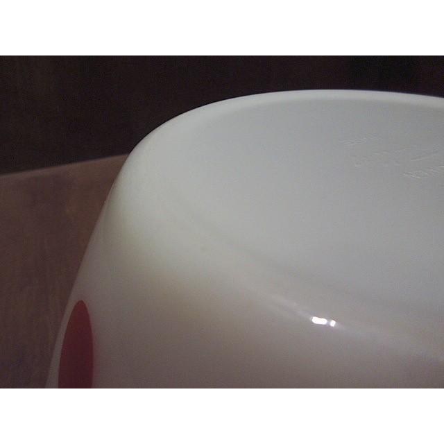 Fire KingミキシングボウルレッドドットLL☆200117n8-frk