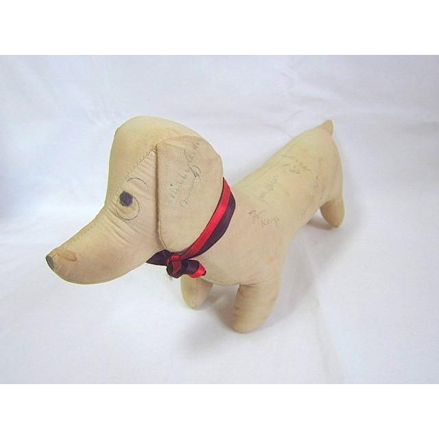 ビンテージ50's☆寄せ書きメモリアルドッグドール☆200515h9-doll