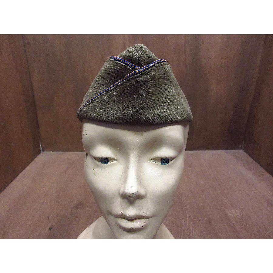 ビンテージ~40's○ミリタリーギャリソンキャップ○211114i4-m-cp-ot