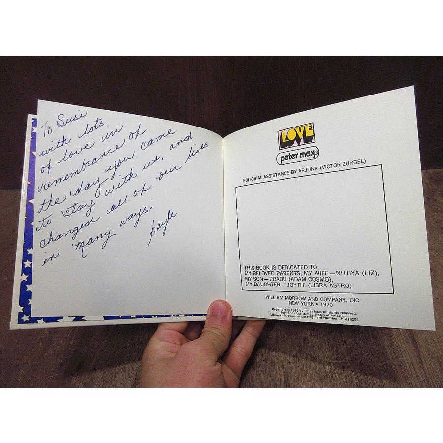 ビンテージ70's○Peter Max「LOVE」絵本○240603i5-otclctピーター