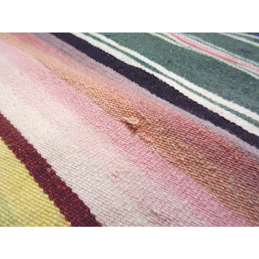 ビンテージ40's50's○メキシカンラグ約222cm × 約160cm○240911m1-rug