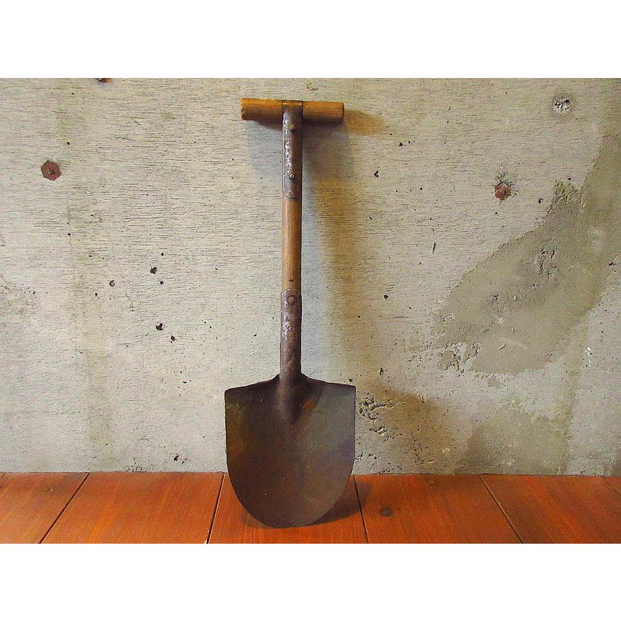ビンテージ40's○U.S.ARMY T型ハンドルシャベル○241001k4-otclct米軍
