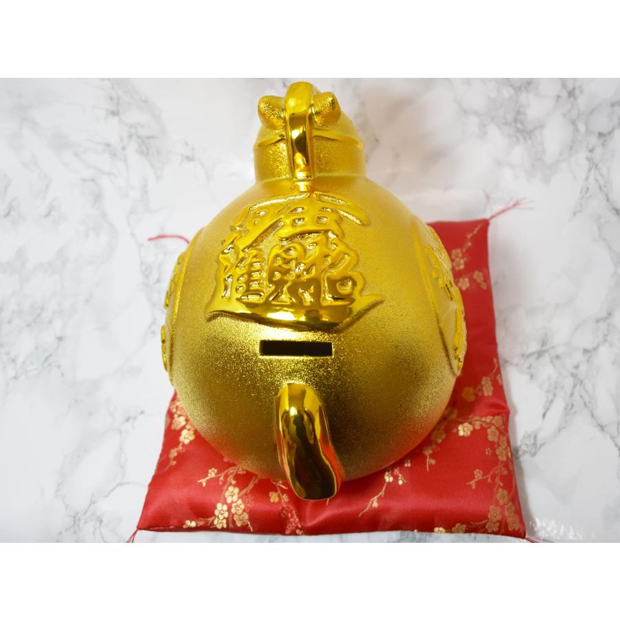 黄金の馬 2026年 干支 午年 置物置物 貯金箱 招財 金運 仕事運 赤