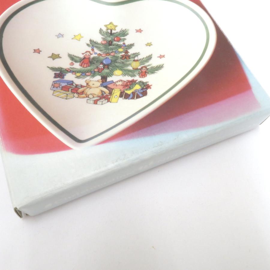 NIKKO（ニッコー） 食器 クリスマスプレート 小皿 ハート ツリー 2点