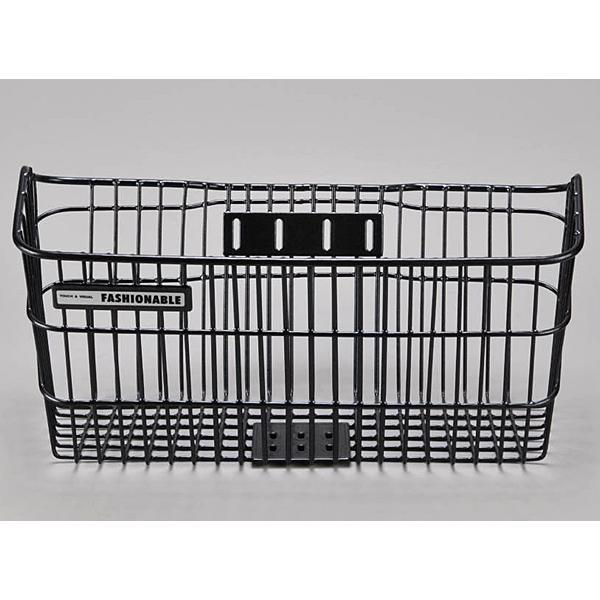 D-54PC デカいんです！デかーご 大型前カゴ でかーご ブラック