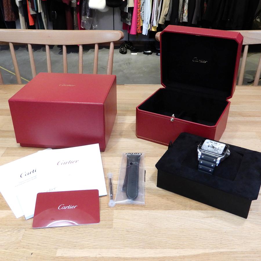 Cartier（カルティエ） 【超美品】カルティエ サントス ドゥ クロノ