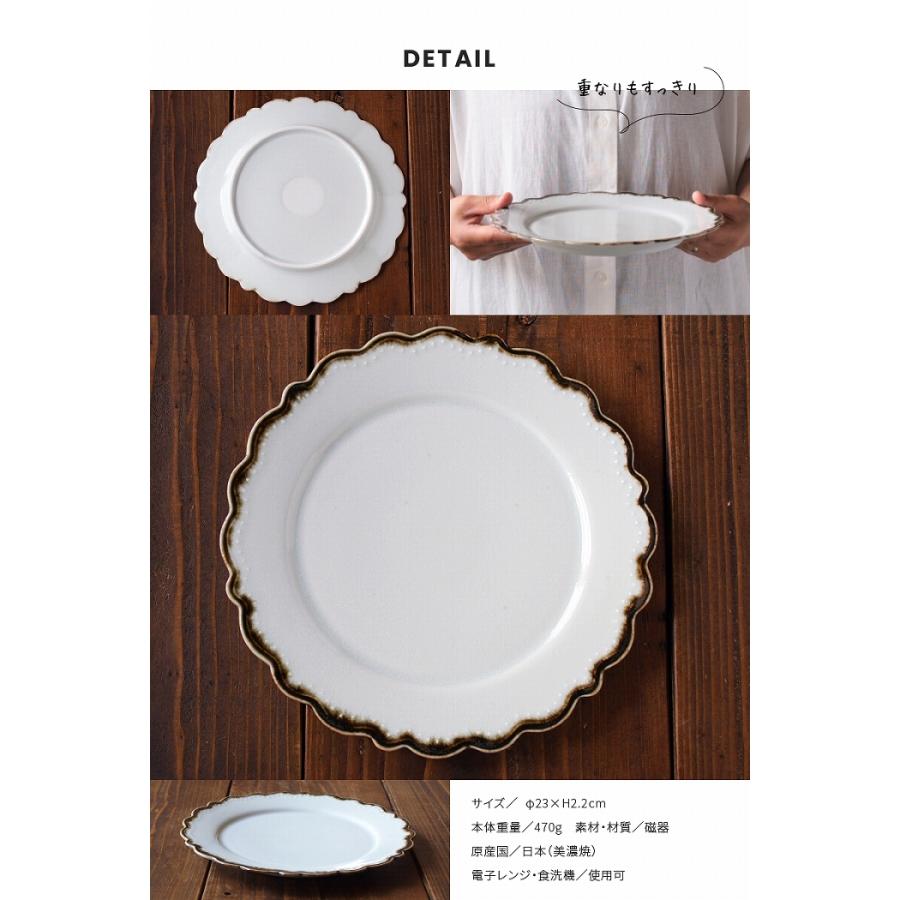 omnis-オムニス-】ラウンドプレート L SABI 錆［日本製 美濃焼］みのる