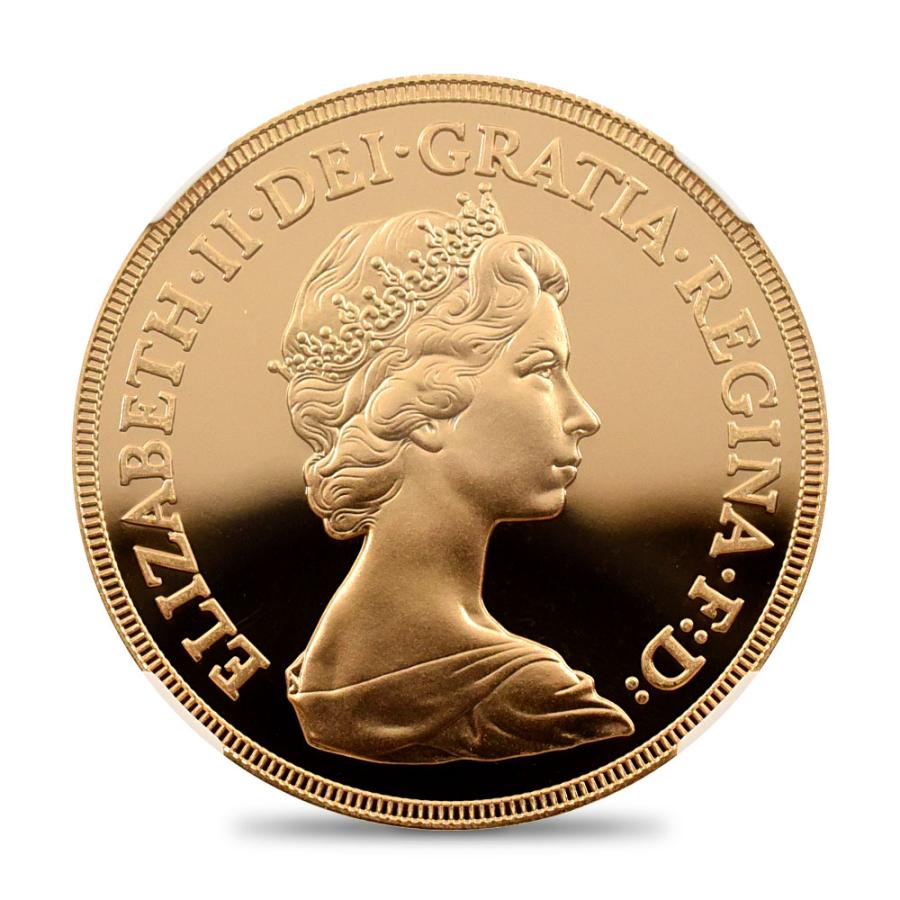 ☆即納追跡可☆【NGC最高鑑定】1980 エリザベス2世 ヤングエリザベス