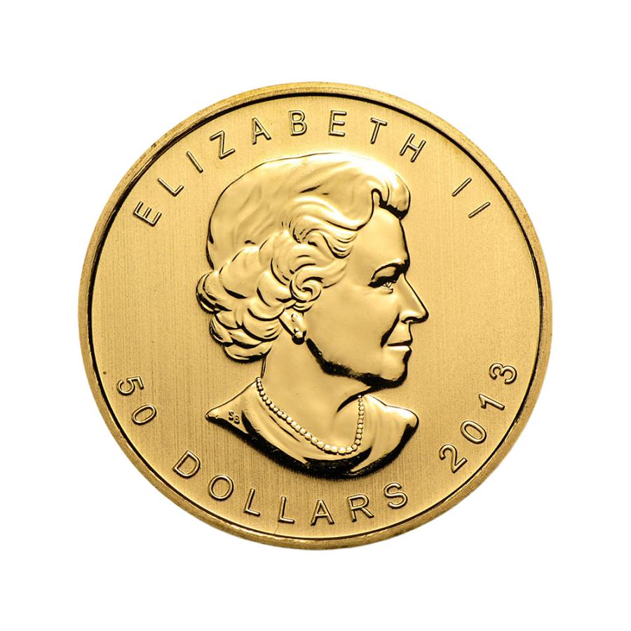 ☆即納追跡可☆ カナダ 2013 エリザベス2世 メイプルリーフ 1オンス 地