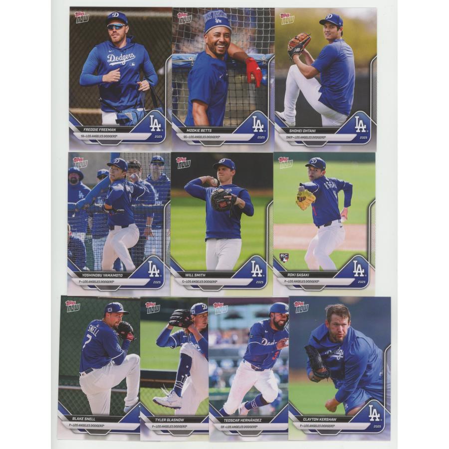 大谷翔平/山本由伸/佐々木朗希 他 2025 Topps Now Road to Opening Day