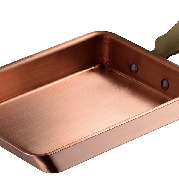 玉子焼き器 銅製 錫メッキなし ガス火専用 日本製 ameiro TAMAGOYAKI