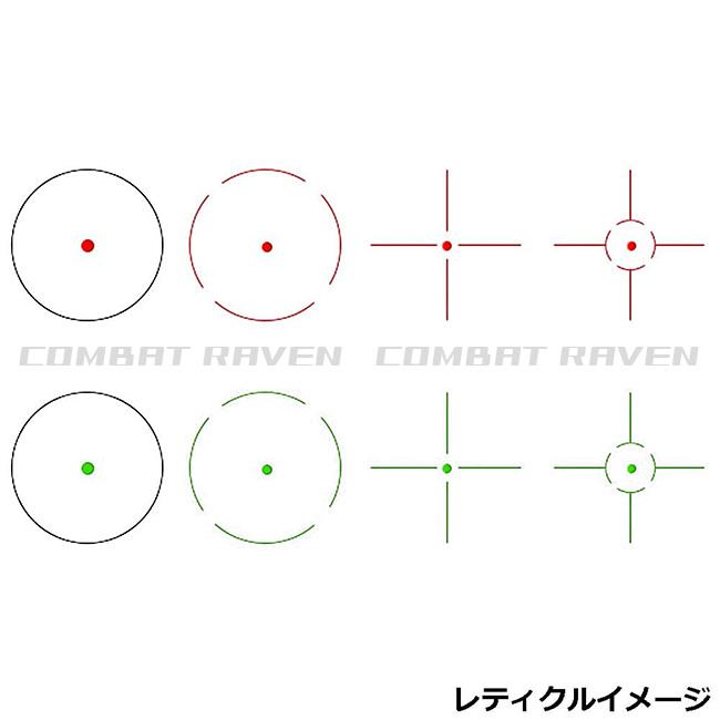 VECTOR OPTICS】VICTOPTICS ドットサイト Z1 1x23x34/等倍（1倍