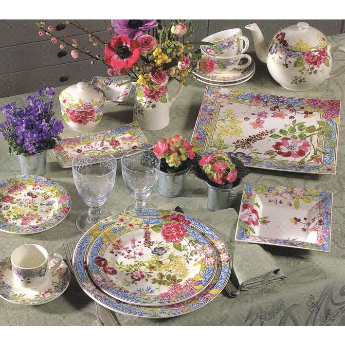 Gien ジアン ミルフルール デザートプレート : Combing Earth