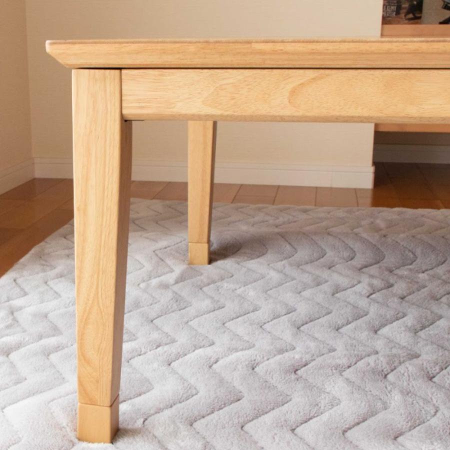 協立工芸 こたつ テーブル 幅80cm トリム ロータイプ 2人用 正方形