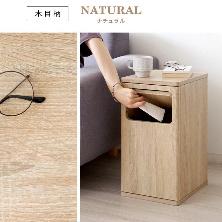 宮武製作所 ゴミ箱 おしゃれ ごみ箱 木目調 扉付き 20L 幅25cm スリム