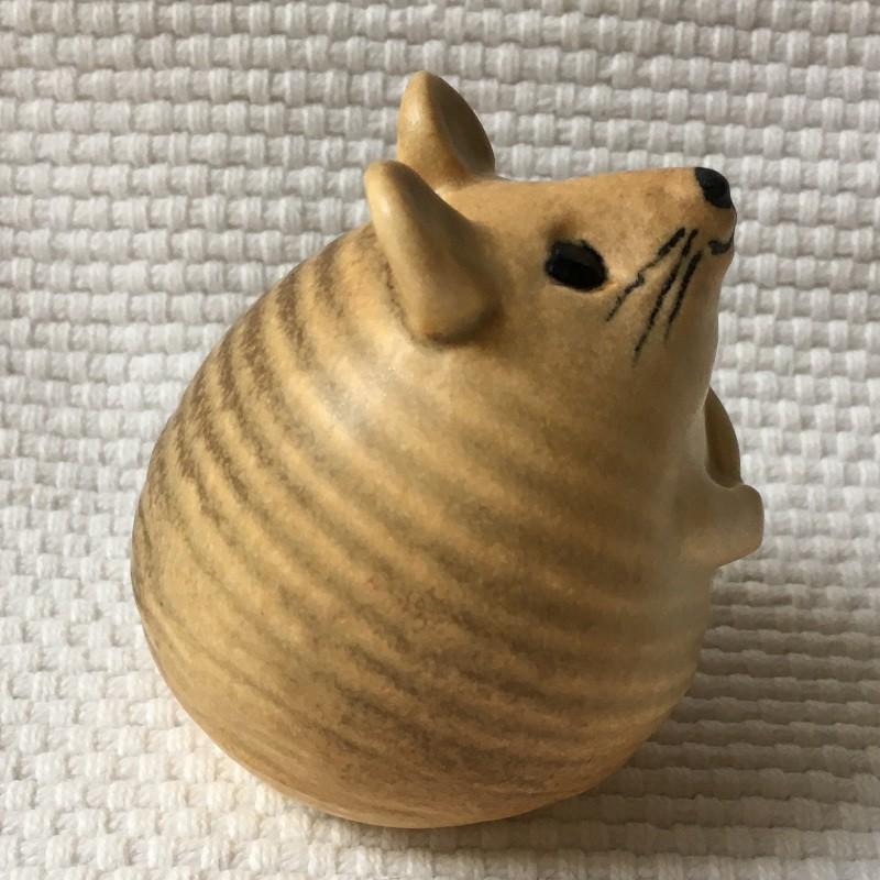 Lisa Larson（リサラーソン） 三匹のネズミ ねずみ 陶器置物 北欧雑貨