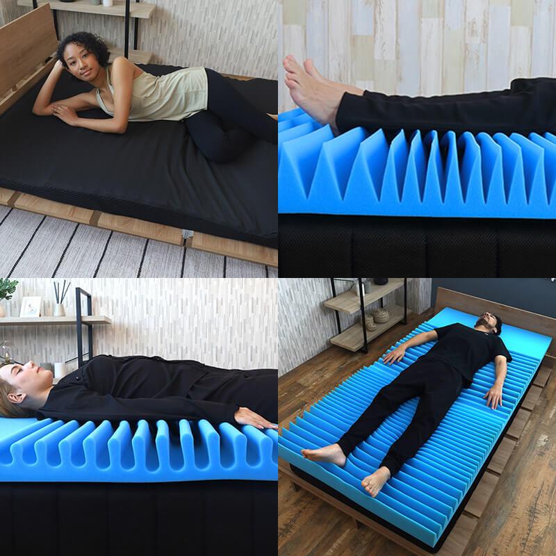 BlueBlood（ブルーブラッド） マットレス 腰痛 敷布団 敷き布団 ダブル