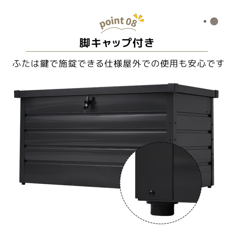 物置 屋外 350L 収納ボックス 収納庫 小型 置き配 ストッカー 屋外収納