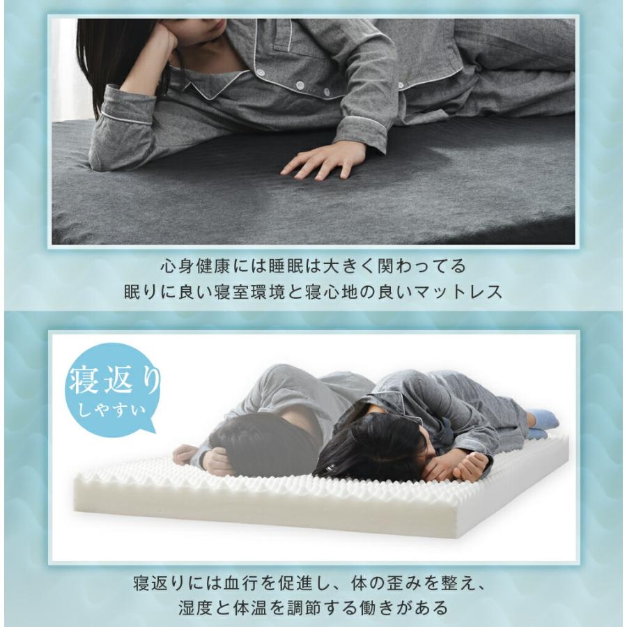 高反発マットレス セミシングル 幅70cm SS 超低ホル ベッドマットレス