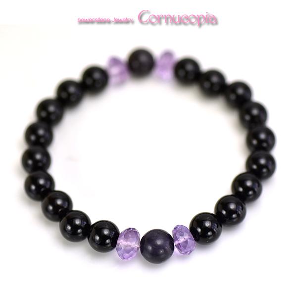 スギライトモリオンレディースブレスレット スギライト＆モリオン