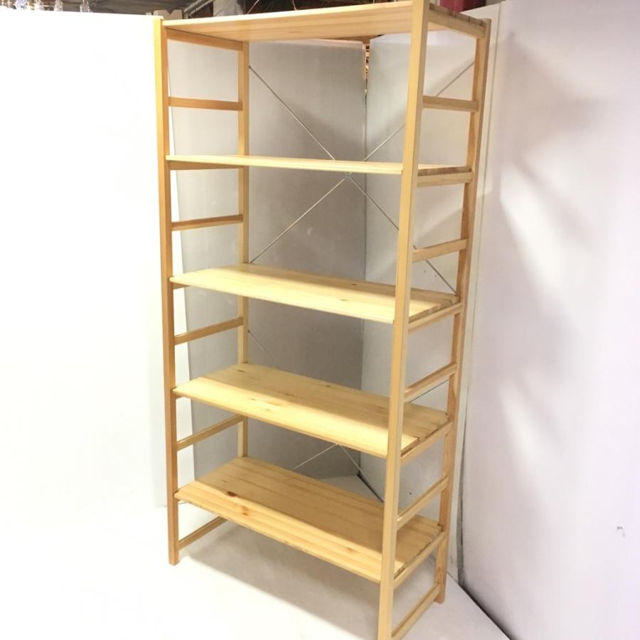 無印良品（MUJI） 中古 人気 パイン材ユニットシェルフ 86×39.5×175.5