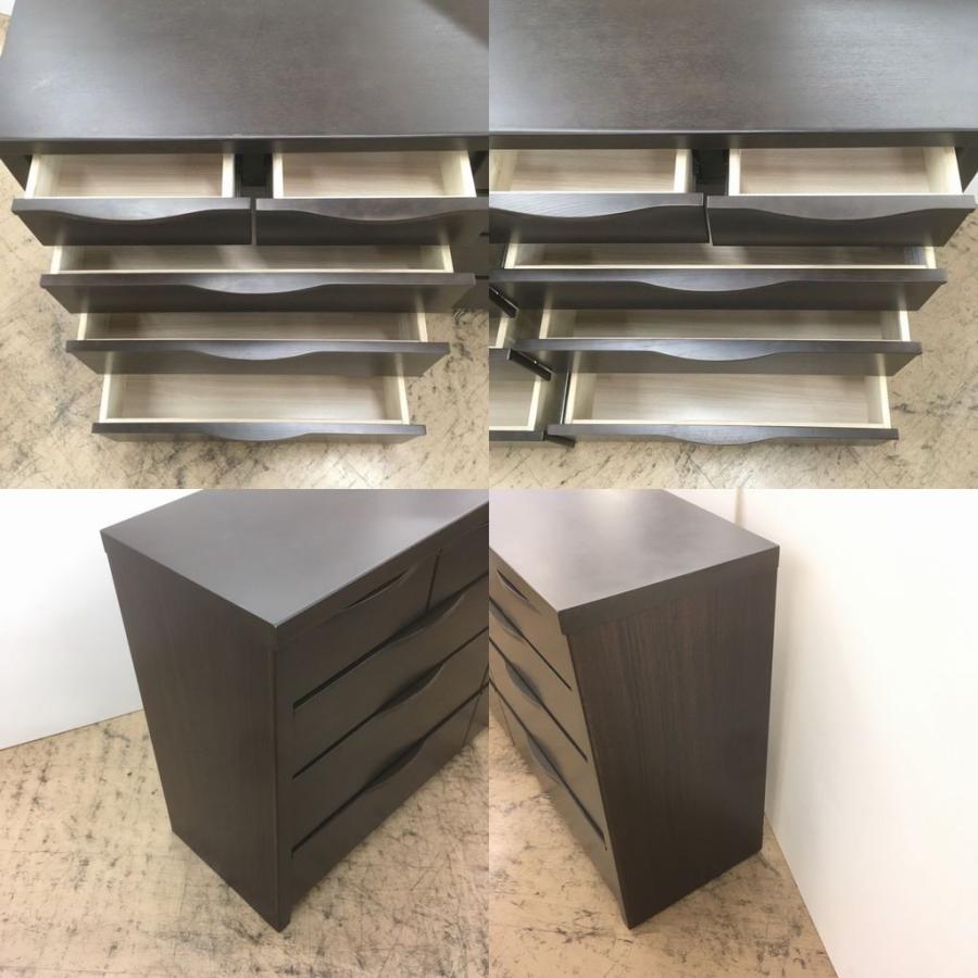 ニトリ（NITORI） 中古 店舗近郊送料格安 4段チェスト ローチェスト