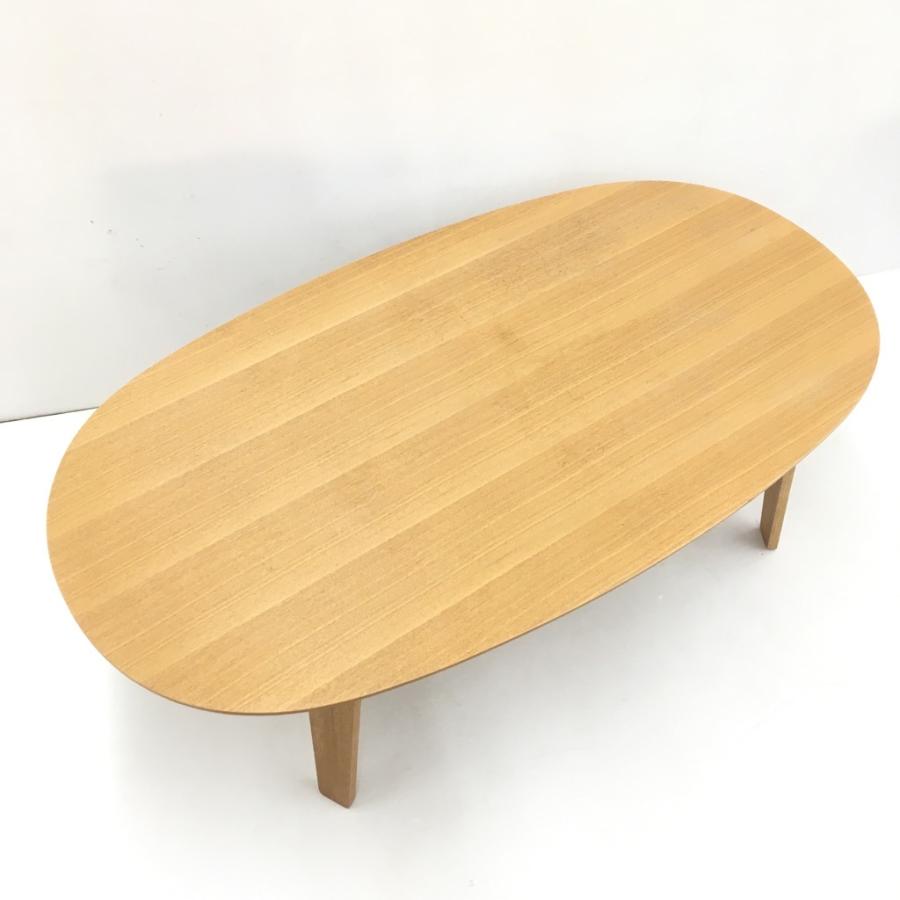 無印良品（MUJI） 中古 人気 プライウッド アッシュ オーバルロー