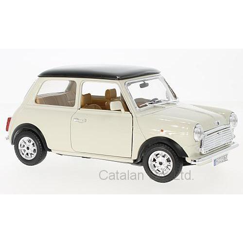 1/18 ミニ クーパー ベージュ 黒 ブラック Mini Cooper 1969 梱包
