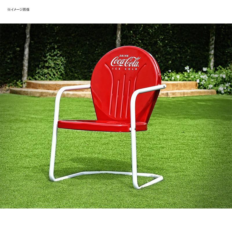 コカコーラ メタル テーブル チェア セット レッド レトロ Coca-Cola