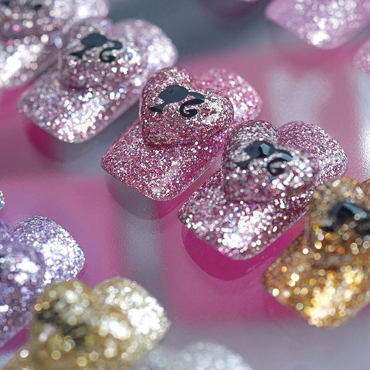 Barbie バービー クリスタルフラッシュジェル 6色セット No.2 : ネイル